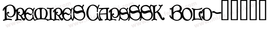 PremireSCapsSSK Bold字体转换